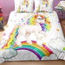 3 pcs twin Size Unicorn #03 Bedding Set Duvet Cover