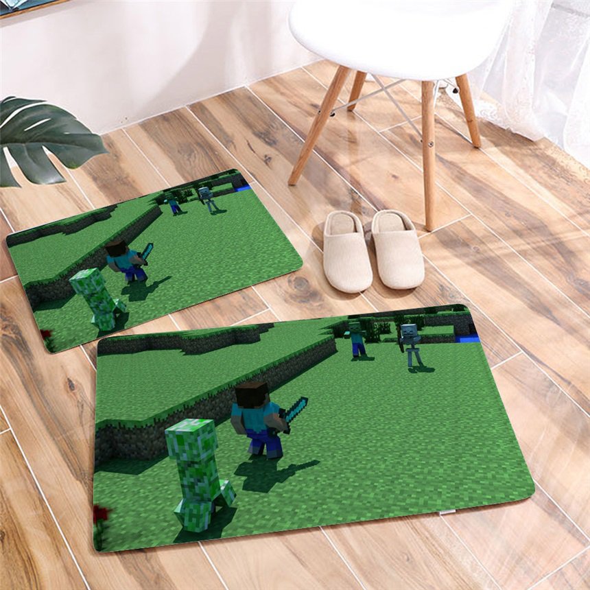 (40cmx60cm) Minecraft 03 Door Mat Nonslip Floor Mat