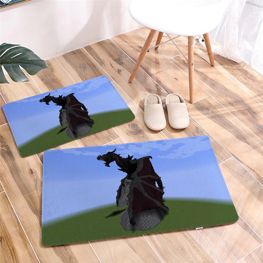 (40cmx60cm) Minecraft #04 Door Mat Non-slip Floor Mat