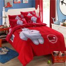 4pcs Queen Size Big Hero #05 Bedding Set Duvet Cover Pillowcase Bed Sheet Gift for Christmas