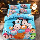 4pcs Full Size Mickey Mouse #01 Bedding Set Duvet Cover Pillowcase Bed Sheet Gift for Christmas