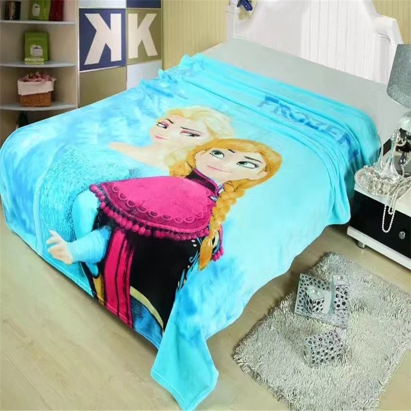 Anna and Elsa Frozen #01 fleece blankets 1400mm*2000mm fleece sleeping throw