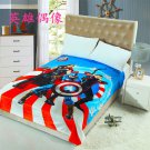 Captain America Marvel Avengers #01 fleece blankets 1400mm*2000mm fleece sleeping throw