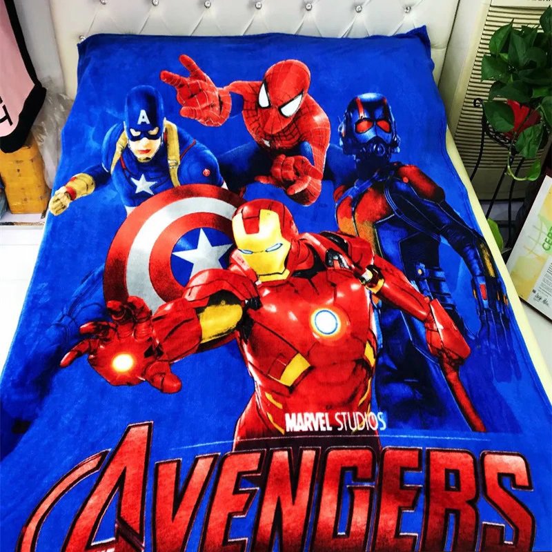 Captain America Marvel Avengers #02 fleece blankets 1400mm*2000mm fleece sleeping throw