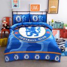Queen size 4 pcs Chelsea Footbal Club #02 Kids Bedroom Decor Duvet Cover Bed Sheet Pillow Case