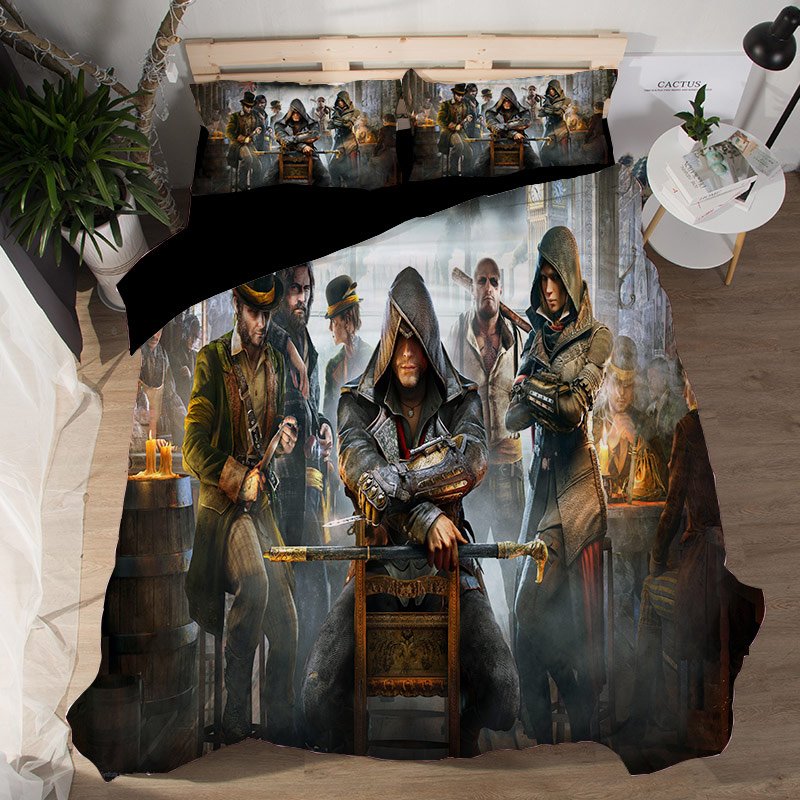 Twin Size 3pcs Assasin Creed #03 New Design bedding set duvet cover pillow cases