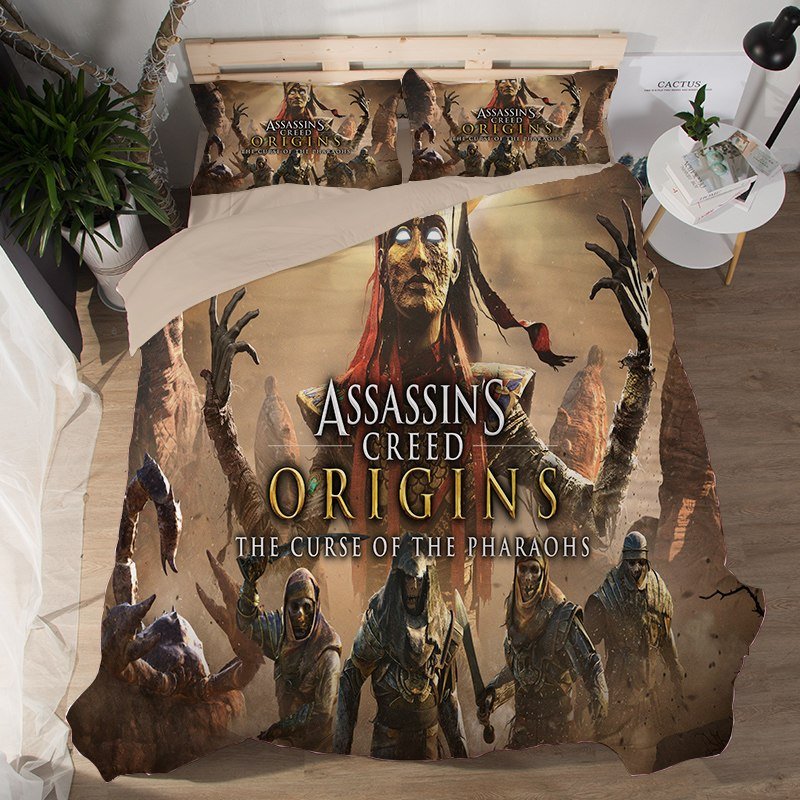 Twin Size 3pcs Assasin Creed #04 New Design bedding set duvet cover pillow cases