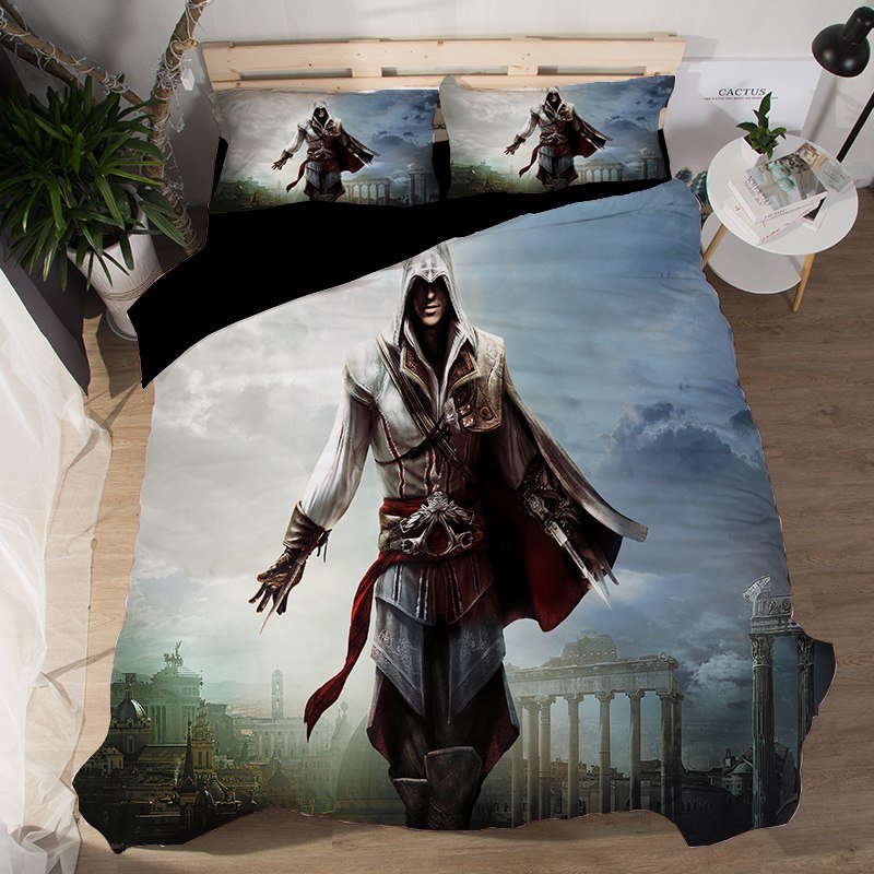 Twin Size 3pcs Assasin Creed #09 New Design bedding set duvet cover pillow cases