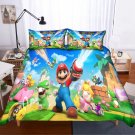 2019 King Size 3pcs Super Mario #05 bedding set duvet cover pillow cases