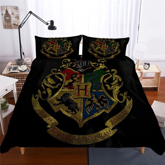 Twin Size 2 pcs Harry Potter HELENGILI #01 bedding set duvet cover pillow cases