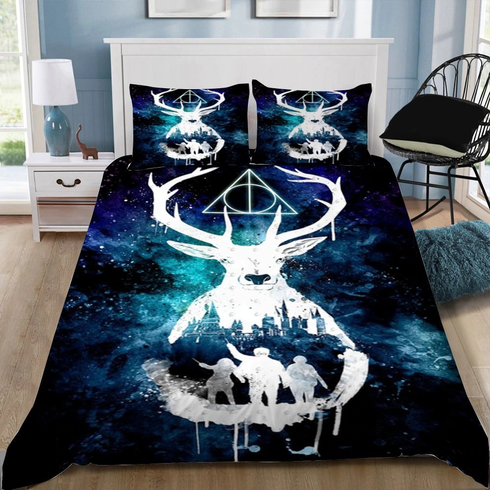 Twin Size 3 pcs Harry Potter #03 bedding set duvet cover pillow cases