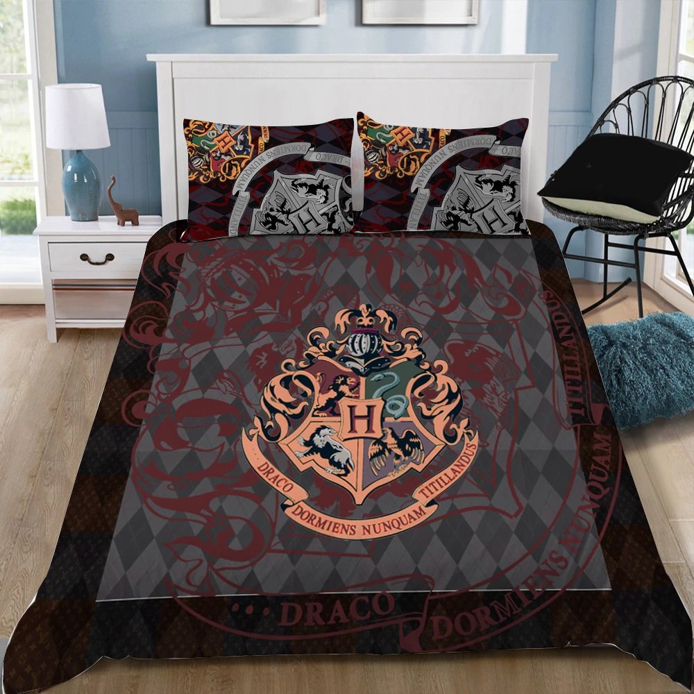 Queen Size 3 pcs Harry Potter #05 bedding set duvet cover pillow cases