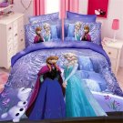 Single Size 3pcs #02 Disney Frozen bedding set duvet cover bed sheet pillow cases