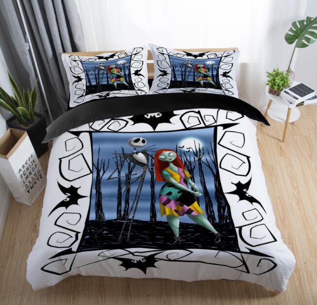 Full Size 3 pcs #04 The Nightmare Before Christmas bedding set duvet cover pillow cases