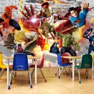 3D Captain America Marvel's Avengers Wall Comics 26A Movie Photo Mural Wallpaper