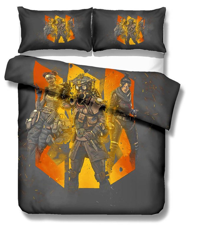 Apex Legends Game Full Size 3pcs #04 bedding set duvet cover pillow case