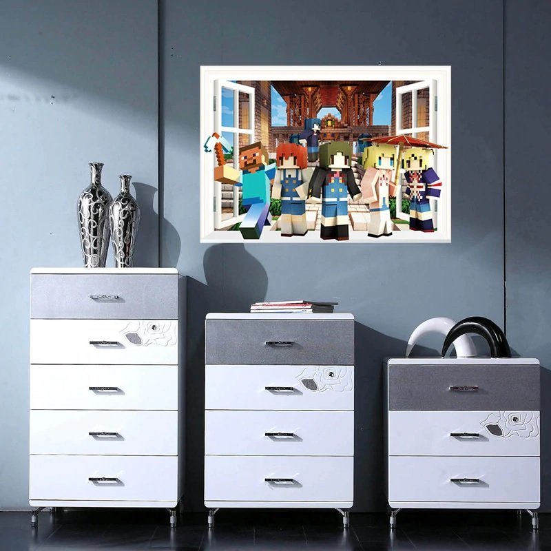 Minecraft #101 Wall Stickers For Kids Rooms