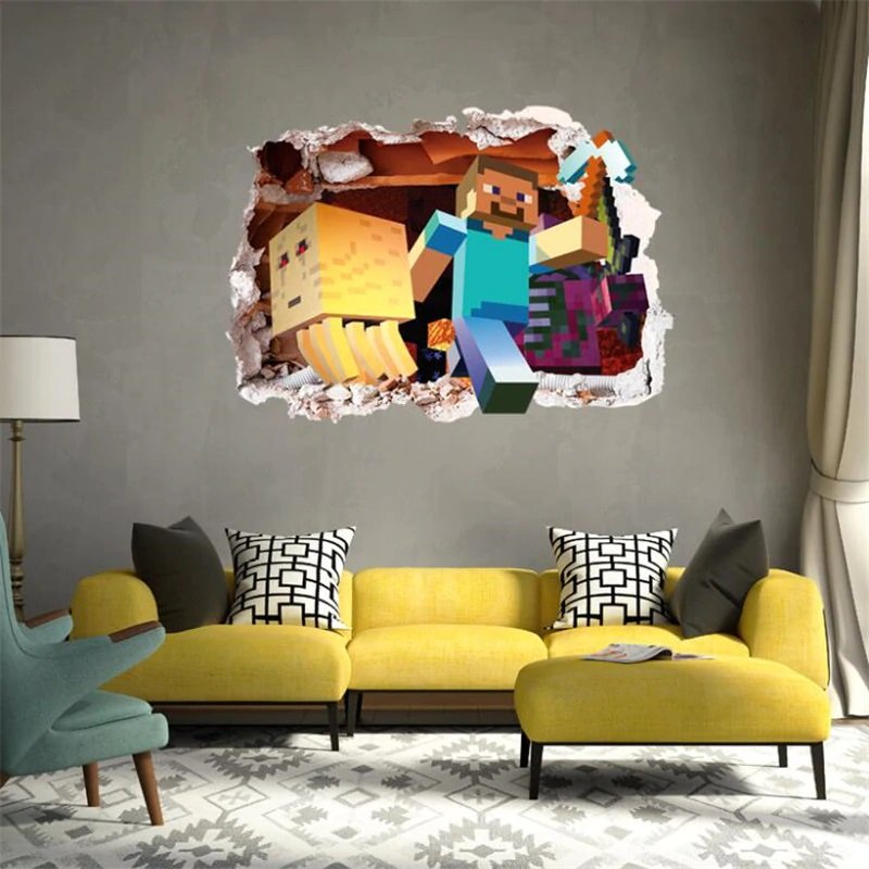 Minecraft #103 Wall Stickers For Kids Rooms