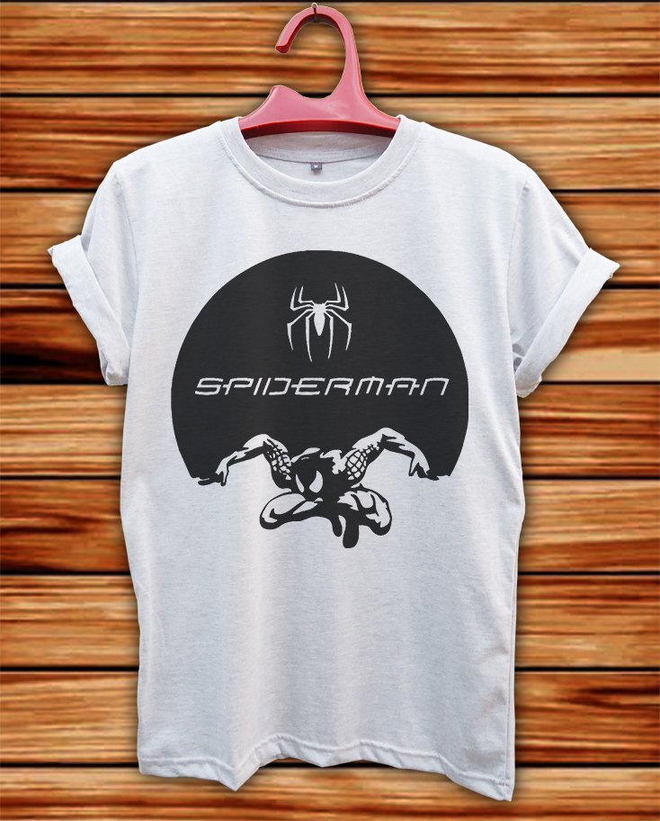 THE SPIDERMAN WHITE TEE UNISEX