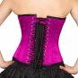 Purple Satin Handmade Sequins Overbust Black Cotton Silk Tutu Skirt Corset Dress