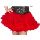 CorsetsNmore Women Red Tissue Gothic Burlesque Belle Dancewear Tutu Skirt Only