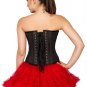 CorsetsNmore Women Red Tissue Gothic Burlesque Belle Dancewear Tutu Skirt Only