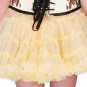 CorsetsNmore Yellow Poly Tissue Gothic Burlesque Belle Dancewear Tutu Skirt Only