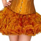 Brown Tissue Gothic Burlesque Halloween Belle Dancewear Tutu Skirt Only