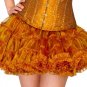Brown Tissue Gothic Burlesque Halloween Belle Dancewear Tutu Skirt Only