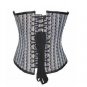 Printed Cotton Leather Costume Overbust PLUS SIZE Corset Waist Training