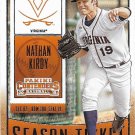 Nathan Kirby 2015 Panini Contenders #73 Virginia Cavaliers Baseball Card