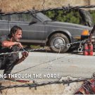 Topps The Walking Dead Season 7 Trading Card #55 Cutting Through The Horde (Rick Grimes)
