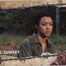 Topps The Walking Dead Season 7 Trading Card #100 Final Sunset (Sasha)