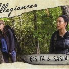 Topps The Walking Dead Season 7 Trading Card Allegiances #A-6 Rosita & Sasha