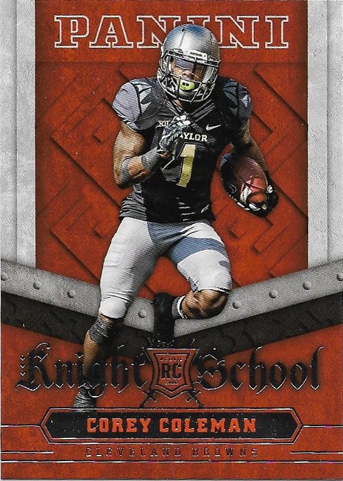 Corey Coleman 2016 Panini Knight School Rookie #7 Cleveland Browns Football Card