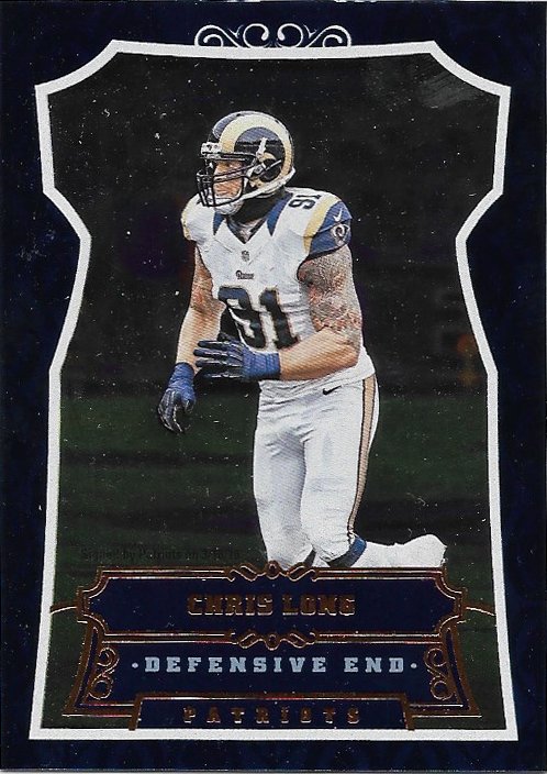 Chris Long 2016 Panini Knight's Templar #9 Los Angeles Rams Football Card