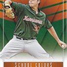 Andrew Suarez 2015 Panini Contenders School Colors #27 Miami Hurricanes Baseball Card