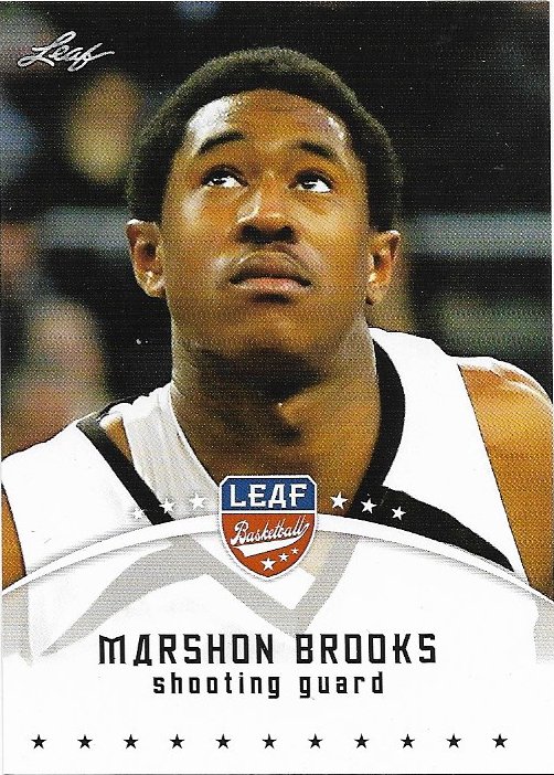 Marshon Brooks 2012 Leaf #MSB Basketballl Card