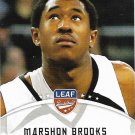 Marshon Brooks 2012 Leaf #MSB Basketballl Card