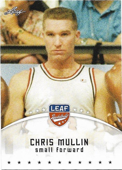 Chris Mullin 2012 Leaf #CM1 Basketballl Card