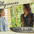 Topps The Walking Dead Season 7 Trading Card Allegiances #A-2 Daryl & Carol