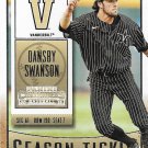 Dansby Swanson 2015 Panini Contenders #31 Vanderbilt Commodores Baseball Card