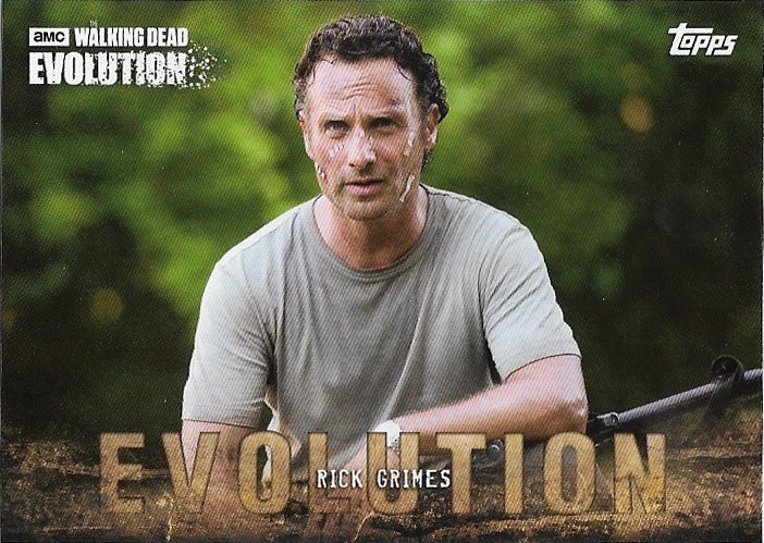 Topps The Walking Dead Evolution Trading Card #6 Rick Grimes