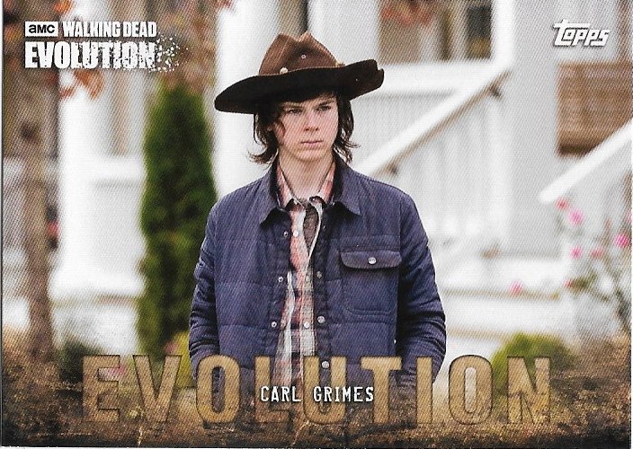 Topps The Walking Dead Evolution Trading Card #12 Carl Grimes