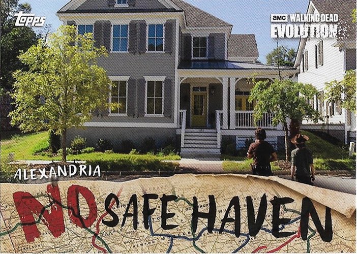 Topps The Walking Dead Evolution Trading Card No Safe Haven #NSF-3 Alexandria