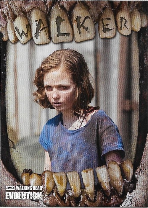 Topps The Walking Dead Evolution Trading Card Walker WA2 Sophia Peletier