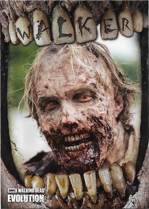Topps The Walking Dead Evolution Trading Card Walker #WA-9 Woodbury Intruder