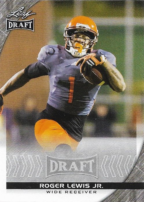 Roger Lewis Jr 2016 Leaf #77 Bowling Green Falcons Football Card