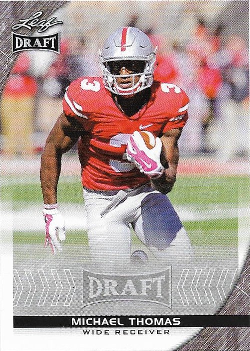 Michael Thomas 2016 Leaf #65 Ohio State Buckeyes Football Card