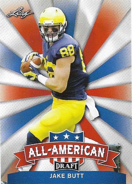 Jake Butt 2017 Leaf All American #AA-11 Michigan Wolverines Football Card